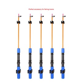 iSpchen 10 Pieces Fishing Rod Holder Clips Rod Holder for Wall Mounting Fishing Rod Holder Organiser Wall Holder Rod Stand Fishing Rod Storage Clamp Set, 24 mm