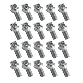 Bapmic 0009905107 2" Stainless Steel Wheel Lug Bolt for Mercedes C180 C200 C250 S350 S430 C63 AMG E350 CL500 E500 E55 AMG (Pack of 20)