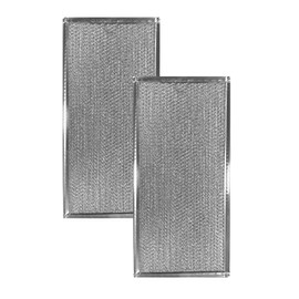 Air Filter Factory 5-1/4 X 9-1/2 X 3/32 Microwave Oven Aluminum Grease Filter 2-Pack
