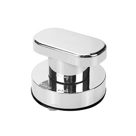 Sscon 1Pc Glass Door Knob Suction Cup Knob Shower Door Handle for Cabinet Doors Silver