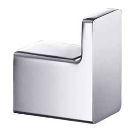 Blossom Single Robe Hook Rack Holder Hanger, Solid Brass Bathroom Accessory Shower Sponges, Wall Mount, Chrome BA02 601 01