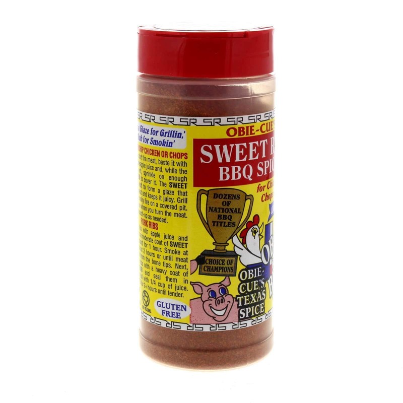 Obie-Cue's Sweet Rub BBQ Spice for Chicken, Chops & Ribs