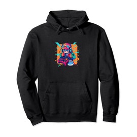 Video Game Character Art For Gamers Pullover Hoodie