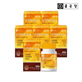 Chong Kun Dang Eggshell Membrane ESM 6 Boxes (6-Month Supply) Spanish Eggshell Membrane Joint Health / 종근당 난각막 ESM 6박스(6개월분) 스페인산 난각막 관절건강