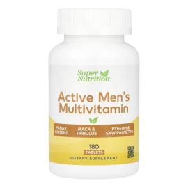 Super Nutrition Multivitamínico Hombres Activos 180 Tabletas