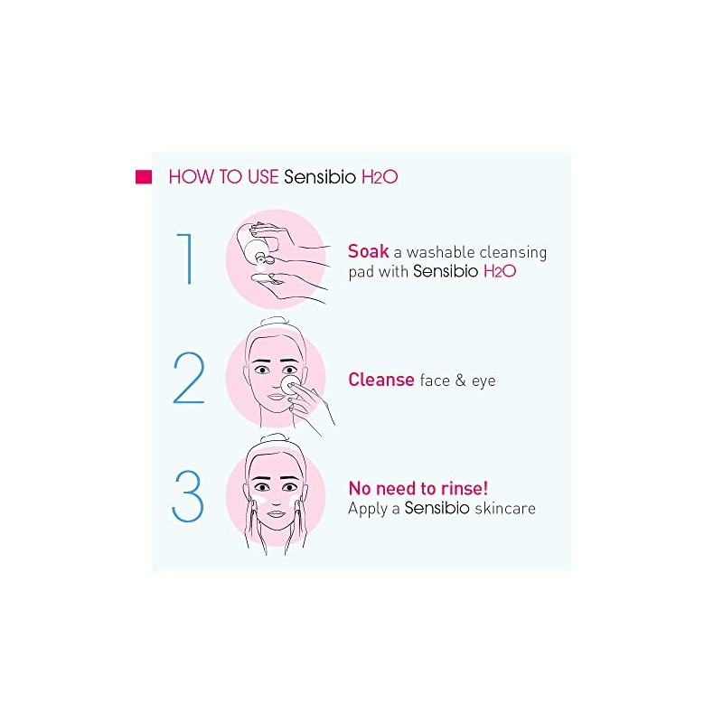 Bioderma Sensibio H2O Make-up removing Micelle Solution, 16.7 Fl Oz
