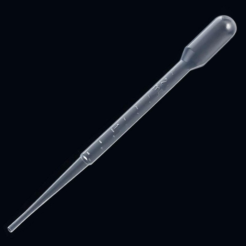 Plastic Dropper Pipettes, 0.07 fl oz (2 ml), 100 Pcs,