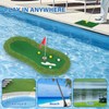 Mosoyolo Floating Golf Green for Pool Large Size 47" x