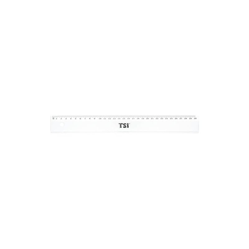 TSI 46030 Ruler 30 cm Transparent