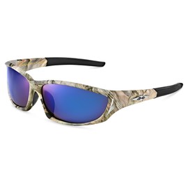 X LOOP Polarized Sports Sunglasses for Men - Wrap Around UV400 Baseball Running Cycling Driving Fishing Golf Glasses