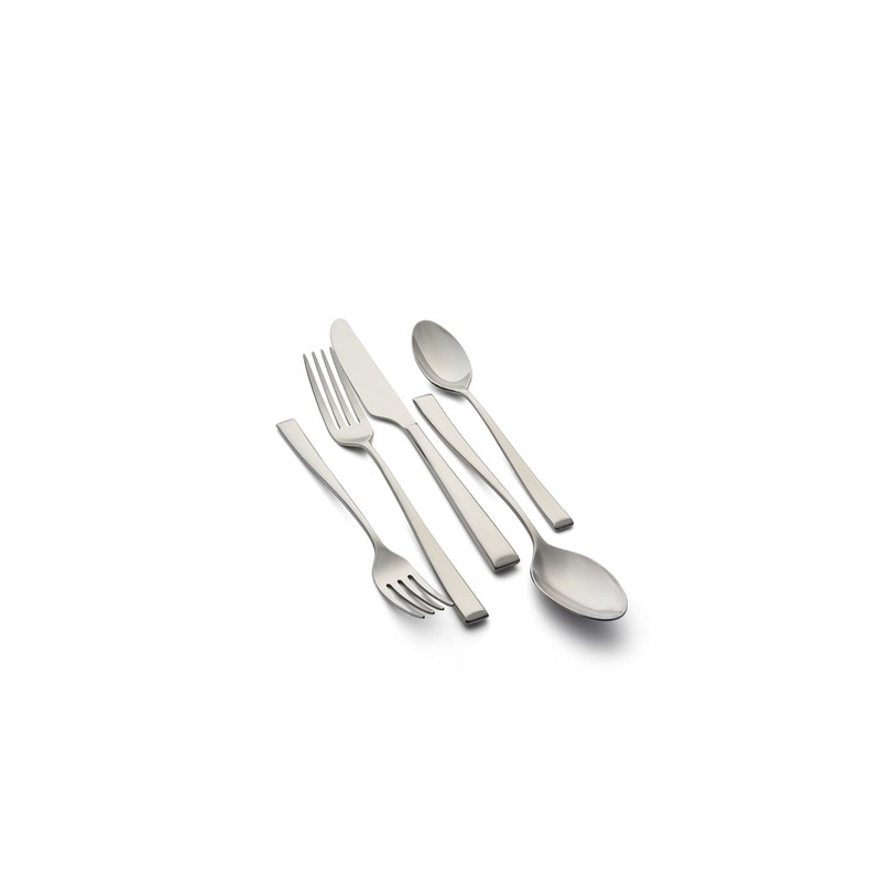 Cambridge Silversmiths Marlise Mirror 20-Piece Flatware Set, Service for 4,Silver