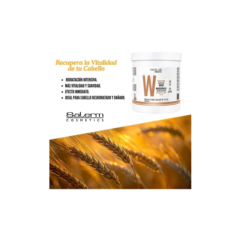 Mascarilla Hidratante Tratamiento Para Cabello Seco Y Dañado Salerm 1