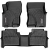 oEdRo Floor Mats Compatible with 2008-2019 Nissan Frontier Crew Cab,
