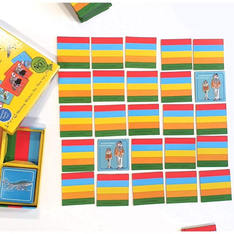 Lagoon Group David Walliams Memory Game,Yellow