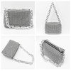 CORIOS Rhinestone Evening Bag for Women Rhinestone Clutch Bag Bling