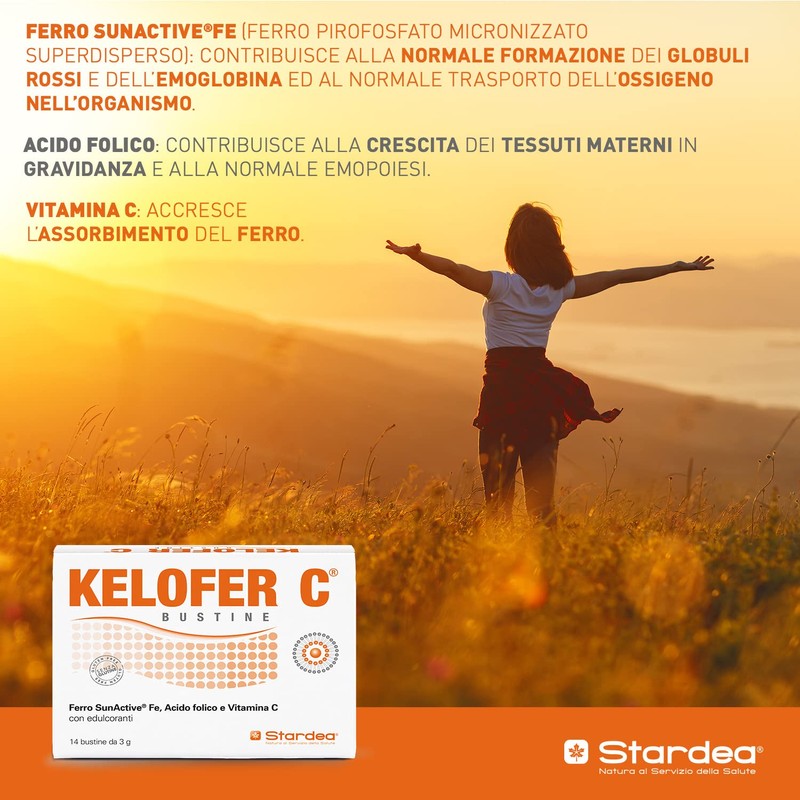 STARDEA Kelofer C, Integratore Alimentare, Contribuisce alla Formazione dei Globuli