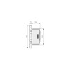 ABUS FAS97 Hinged Side Lock - Keyless Window Lock for