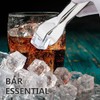 TRUSBER Ice Tongs for Ice Bucket, Stainless Steel Food Serving