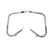 Rear Saddlebag Guards for 1997-2008 Harley Davidson Touring - Chrome
