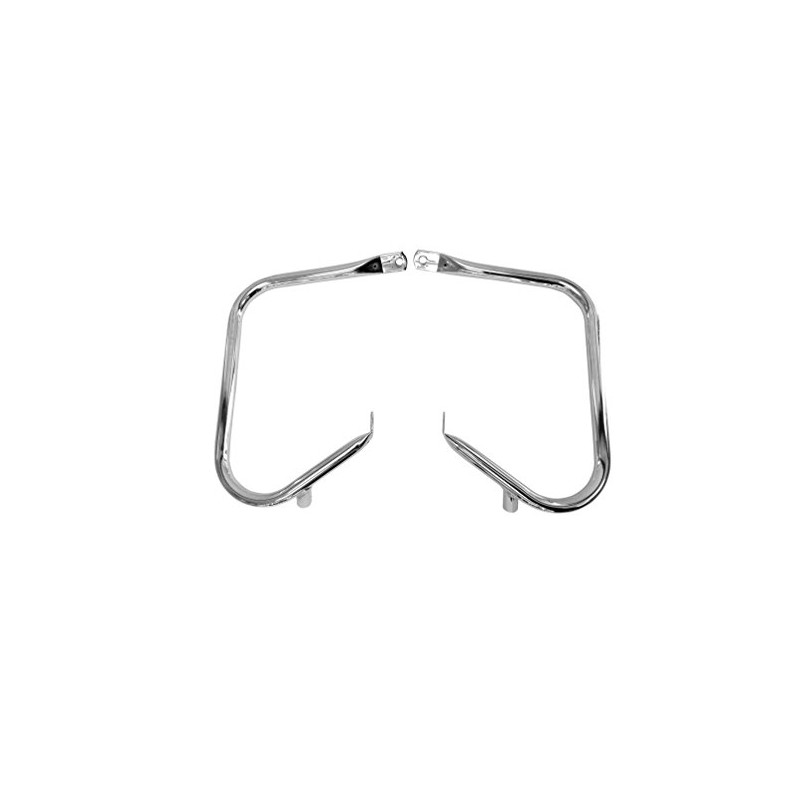 Rear Saddlebag Guards for 1997-2008 Harley Davidson Touring - Chrome