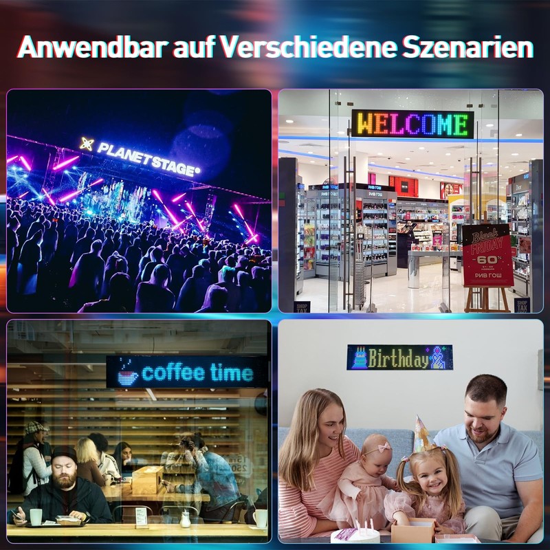 KZO LED Eyes for Trucks, 60 x 12 cm, Devil