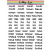 Months of the Year Planner Sticker | Libby and Lou