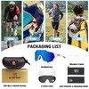 Queshark Cycling Glasses, TR90 Unbreakable Frame Polarized Sports Sunglasses, Bike