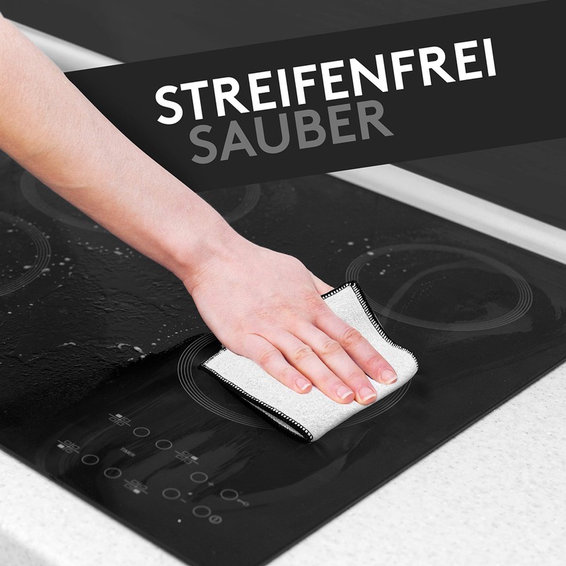 Meisterfaktur Bamboo Cleaning Cloths Without Microfibre for Kitchen Use (Pack