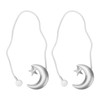2PCS Curtain Tiebacks Magnetic Curtain Buckle Drapery Holdbacks for Home
