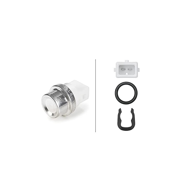 HELLA 6PT 009 107-601 Sensor, coolant temperature - 12V -