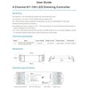 4 Channel 0/1-10V LED Dimming Controller 4CH 5A/CH Smooth Dimming