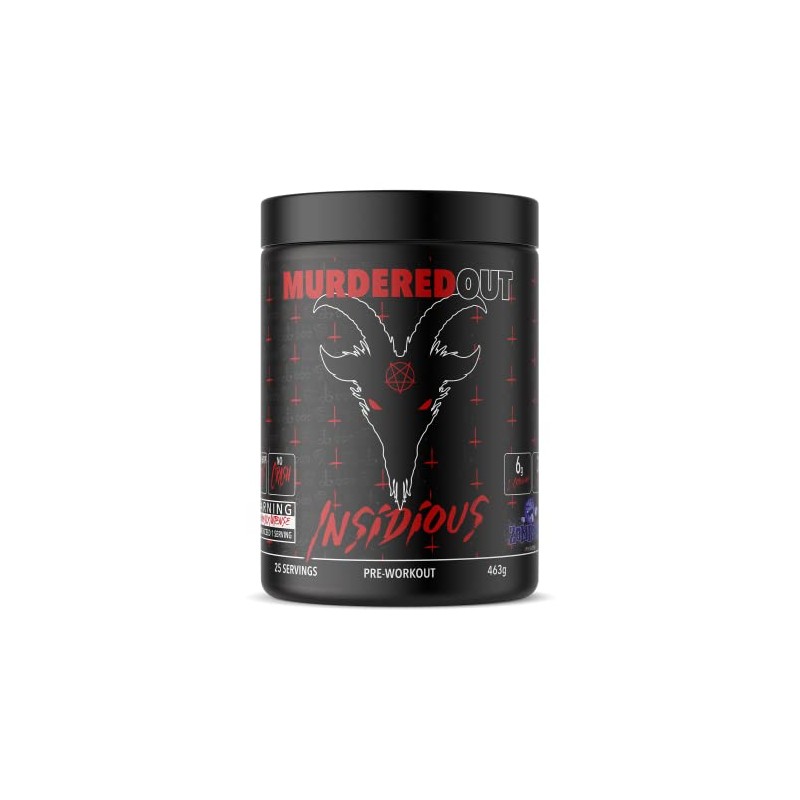 Murdered Out Insidious Pre-Workout 463g Zomberry
