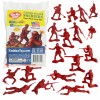 TimMee Processed Plastic Army Men 48pc Red Tim Mee Toy