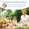 KIYTARBOO Citronella Candles - 3 Pack Large Outdoor Candles