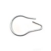 BSSTORE Shower Curtain Hooks Diameter 3cm Pack of 12 Galvanised