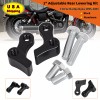 Unbranded Rear 1" INCH Adjustable Lowering Drop Kit For Harley