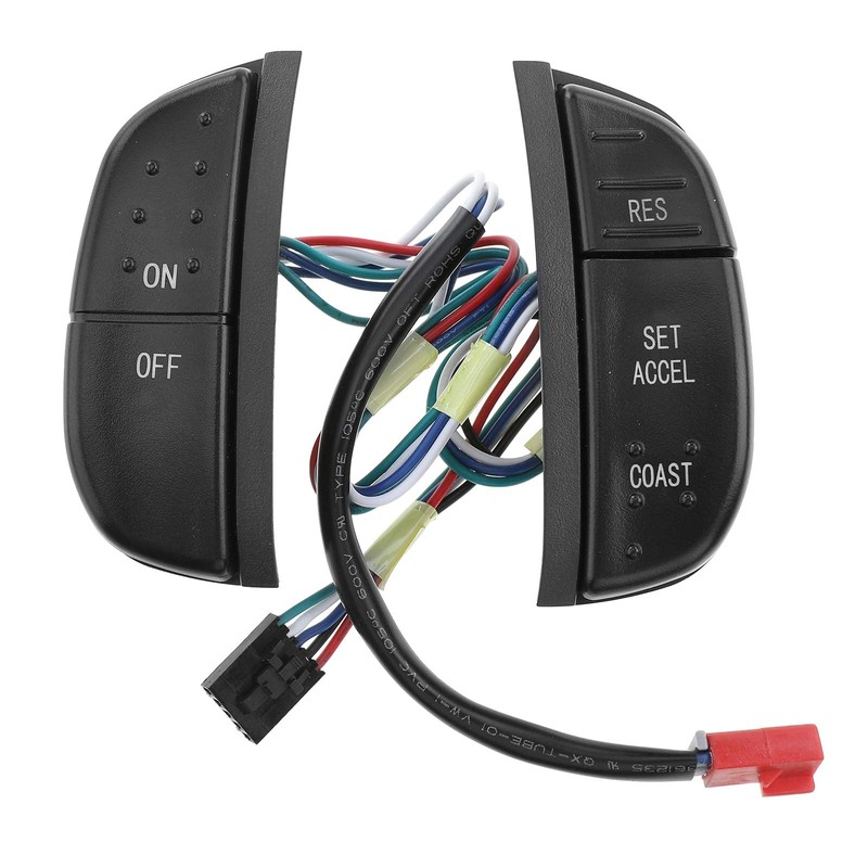 A-Premium Steering Wheel Mounted Cruise Control Switch, with Green Backlight,