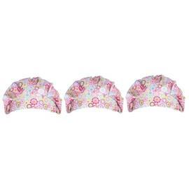 Baluue 3pcs Printed Adjustable Cotton Nurse Hat Stylish Operating Room Cap with for Nurses and Doctors Versatile Sanitary Headwear for Spa and Chemo Use