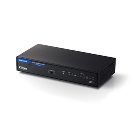 Elecom EHC-G08MN4-HJB Giga Compatible Switching Hub 8-Port Metal Housing with Magnet, Built-in Power Supply Model, Black