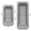 AHASON'S Over The Sink Colander Strainer Basket, Wash Vegetables and