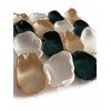 Handmade Emerald, Gold, & Ivory Flower Petals Mix Of 50