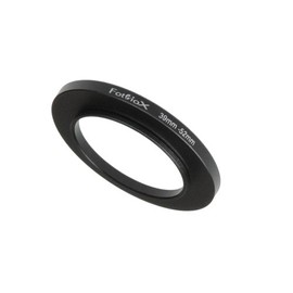 Fotodiox Metal Step Up Ring, Anodized Black Metal 39mm-52mm