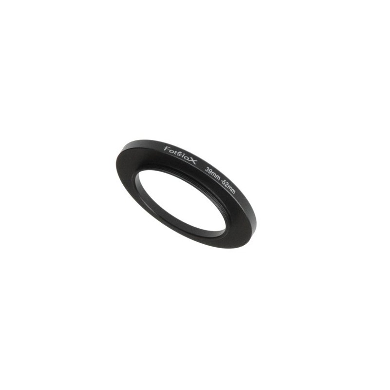 Fotodiox Metal Step Up Ring, Anodized Black Metal 39mm-52mm