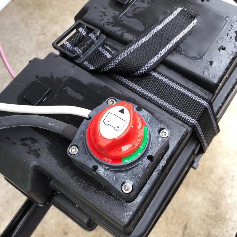 Ampper Battery Disconnect Switch 12V - 48V, Marine Battery Switch