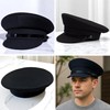 Black Chauffeur Style hat - Size 60cm