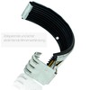 Zinc gutter connector for 33 gutter including bead connector and