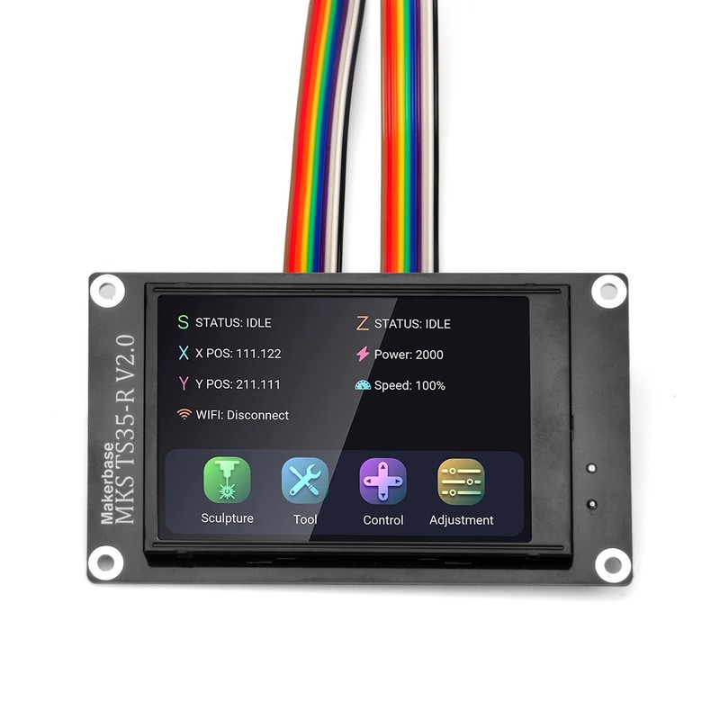 KOOKYE 3D Printer Parts MKS TS35-R 3.5 touch screen for