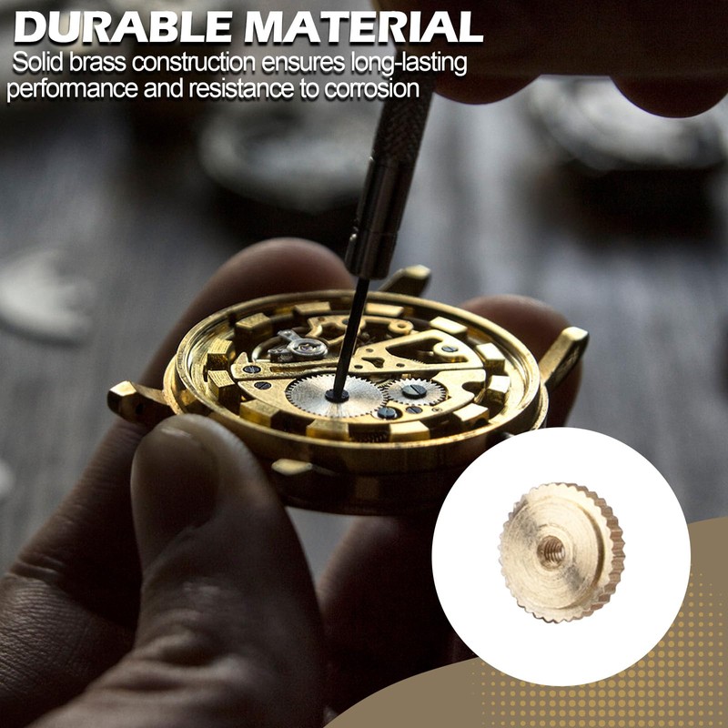 Clock Movement Brass Gear Set, 9-Piece, for Grandfather Clocks and