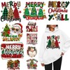 10 Sheets Christmas Iron On Patches Heat Transfer Vinyl Sticker