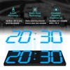 CHKOSDA LED Large Digital Wall Clock, Oversize Wall Clock with